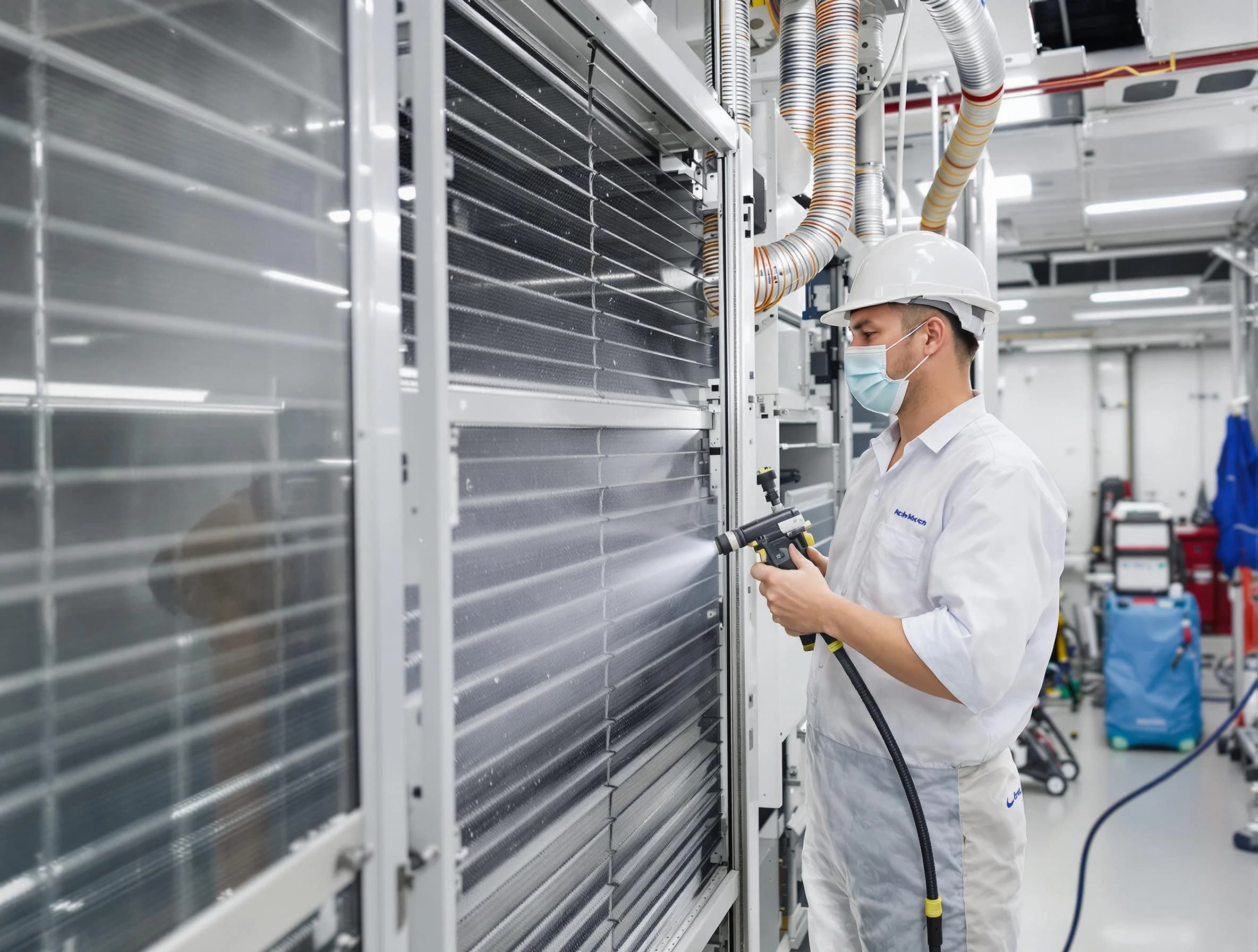 Professional AC coil cleaning by Welby Air Duct Cleaning in Welby