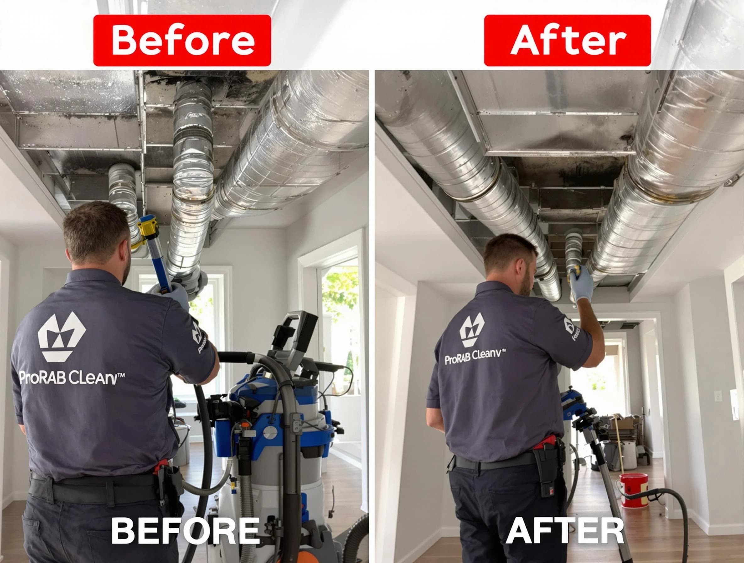 Welby Air Duct Cleaning expert performing thorough residential duct cleaning in a Welby home