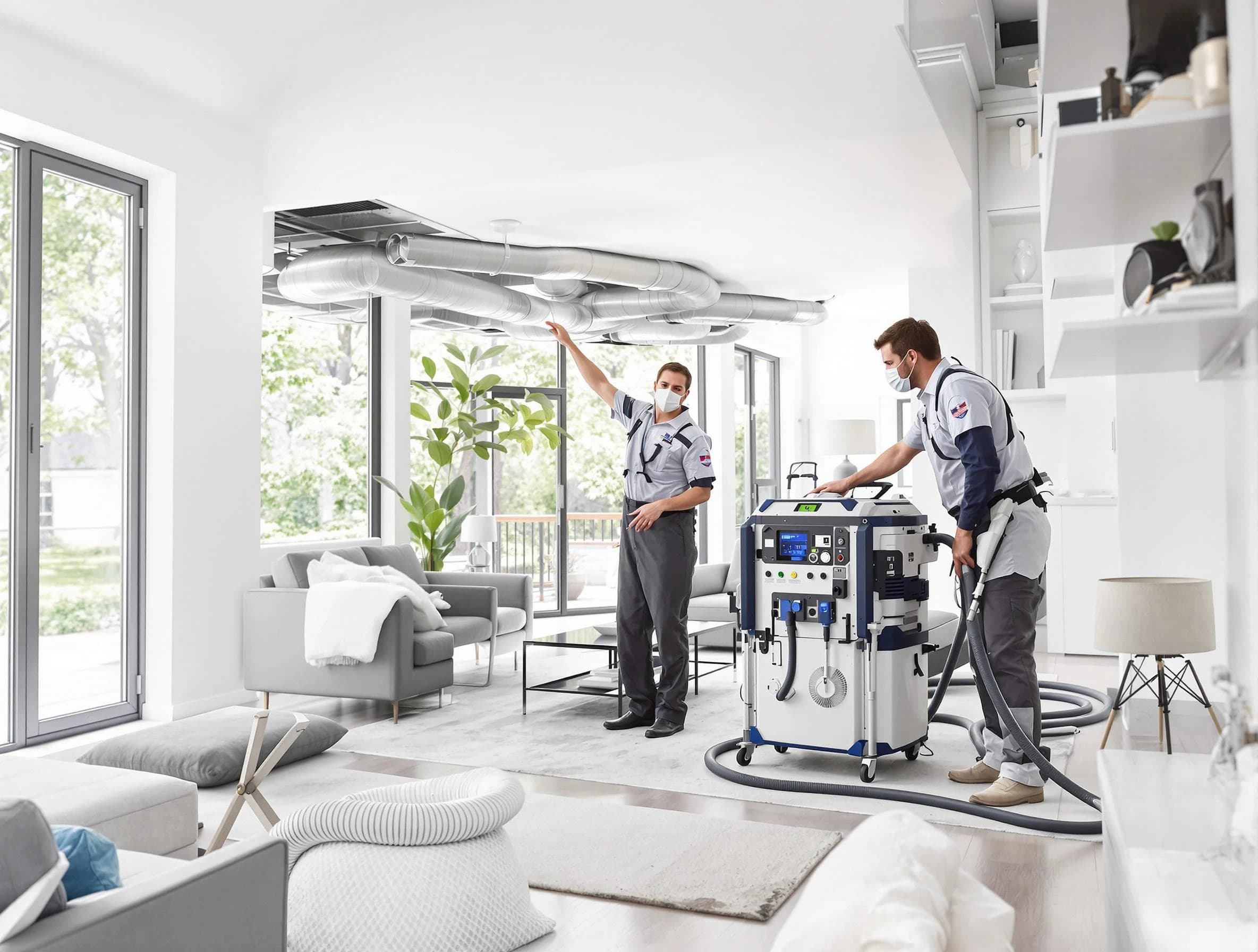 Welby Air Duct Cleaning professional conducting pure air duct cleaning with state-of-the-art equipment in Welby