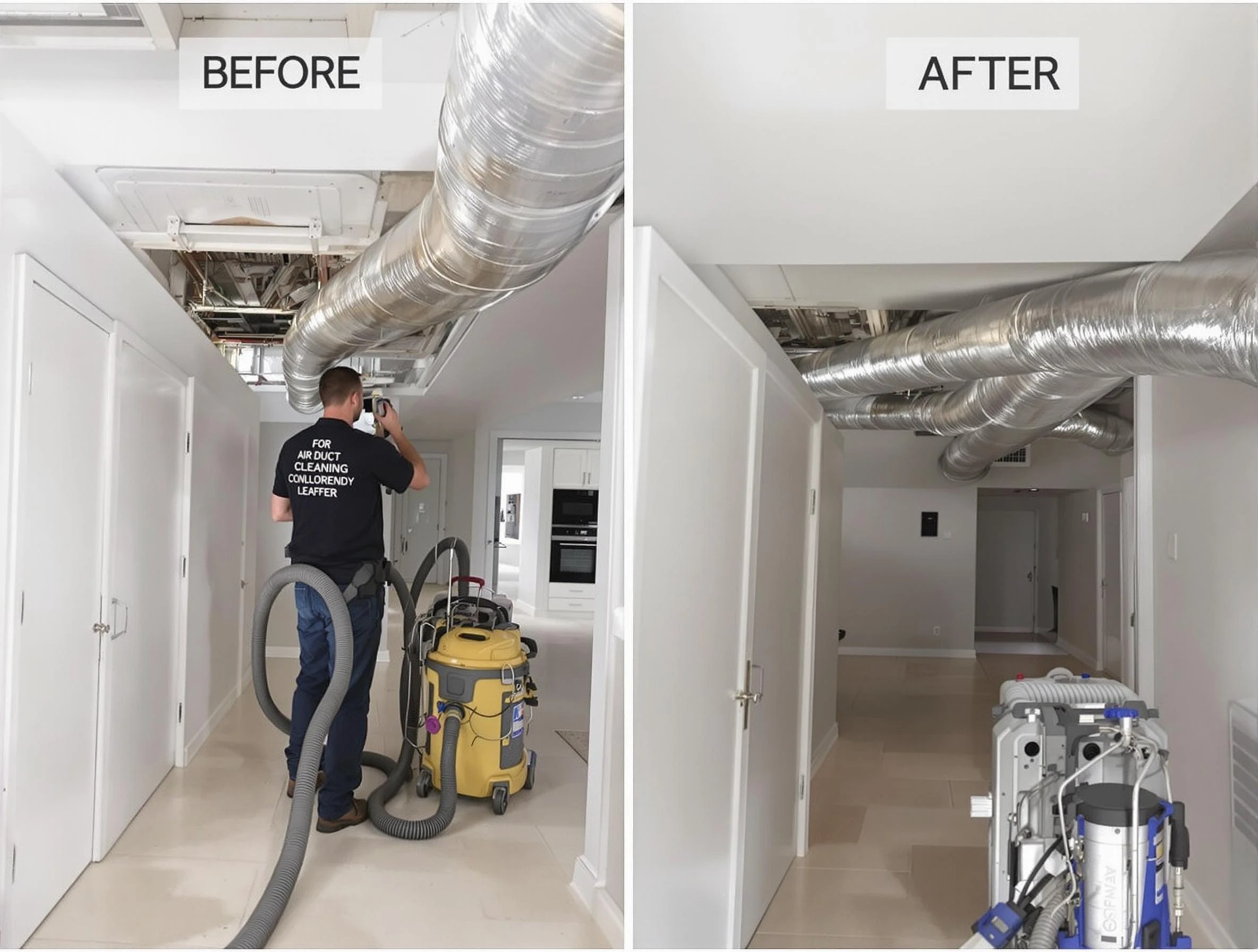 Welby Air Duct Cleaning professional performing thorough air duct cleaning in Welby