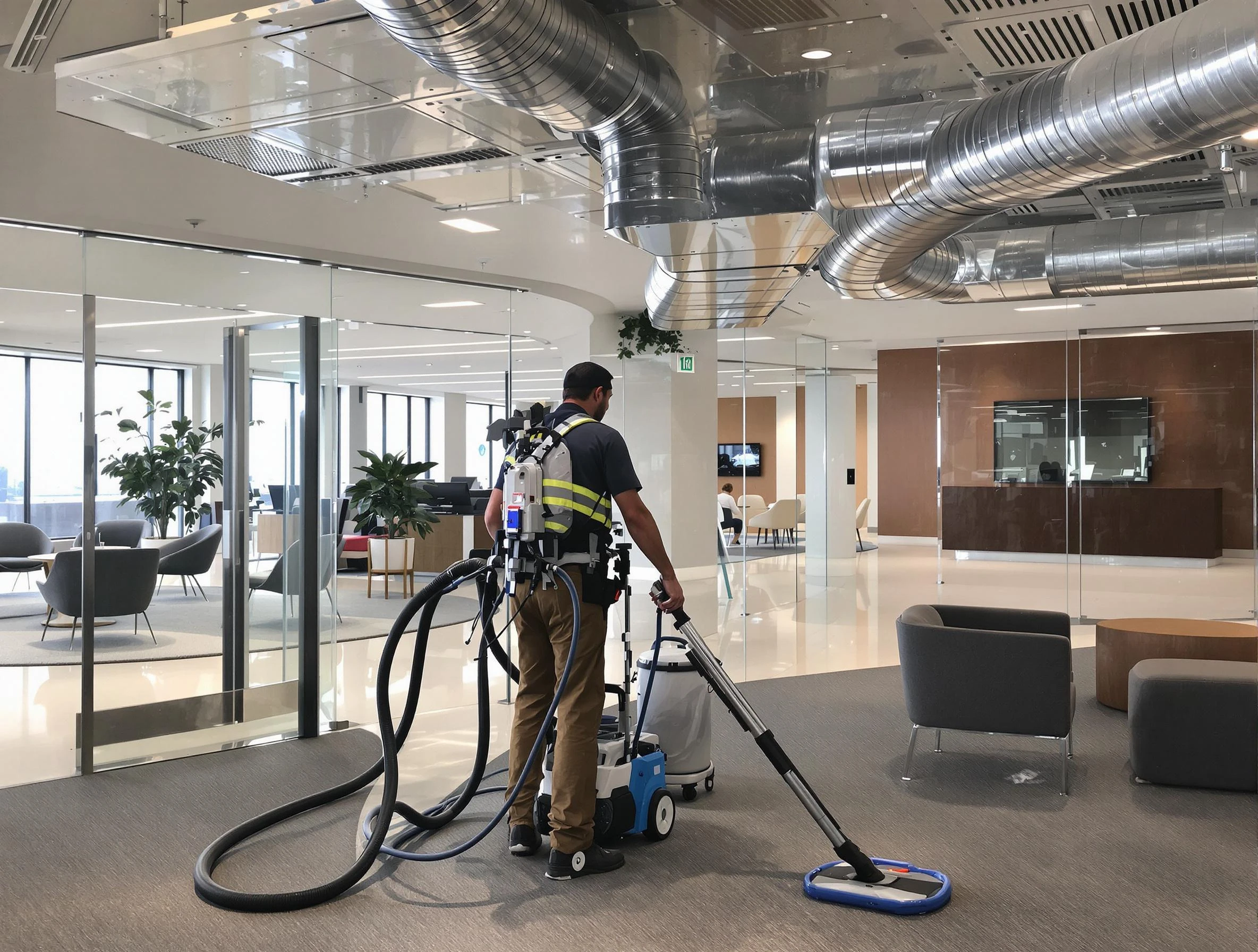 Commercial duct cleaning service by Welby Air Duct Cleaning in Welby