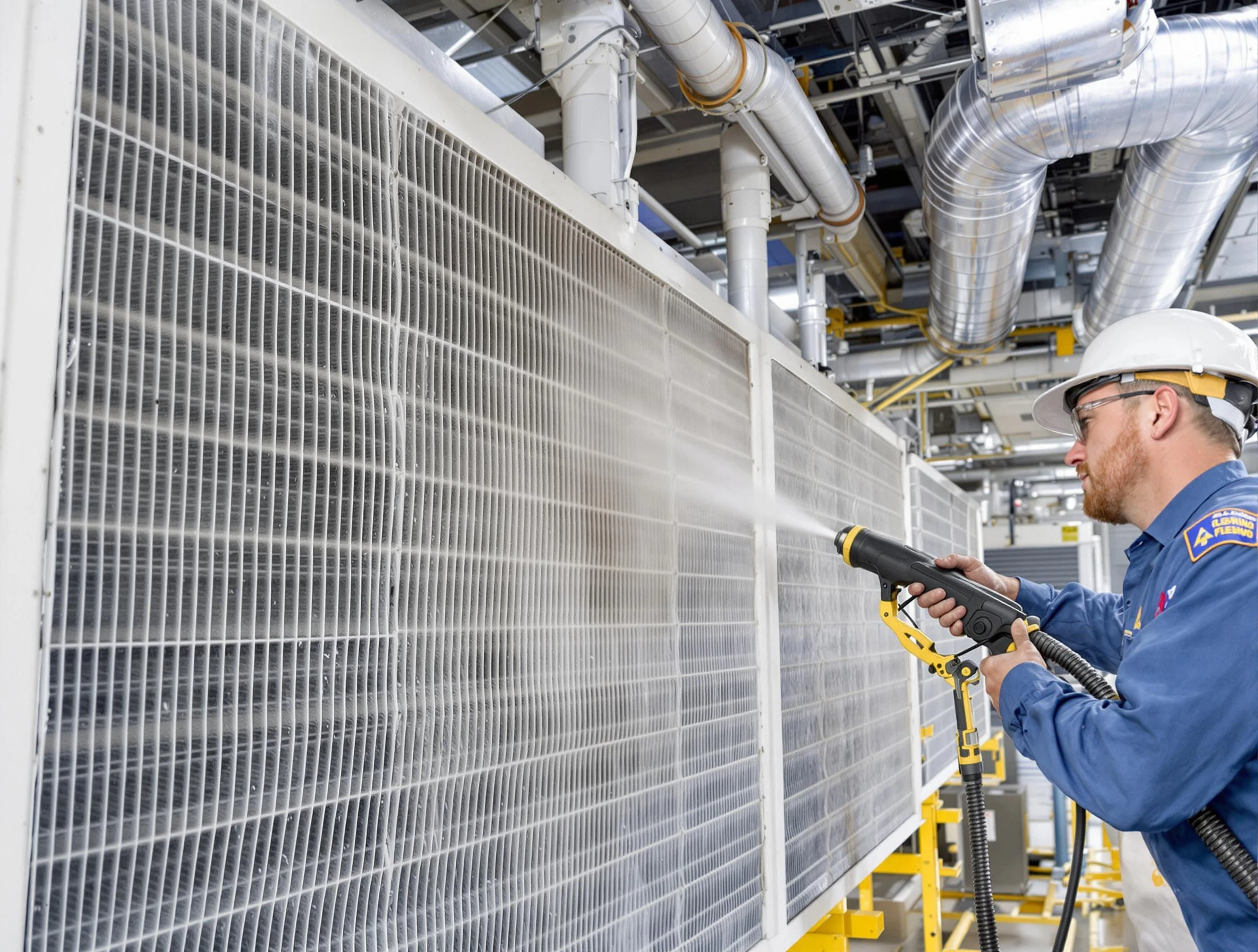 Professional commercial coil cleaning by Welby Air Duct Cleaning in Welby