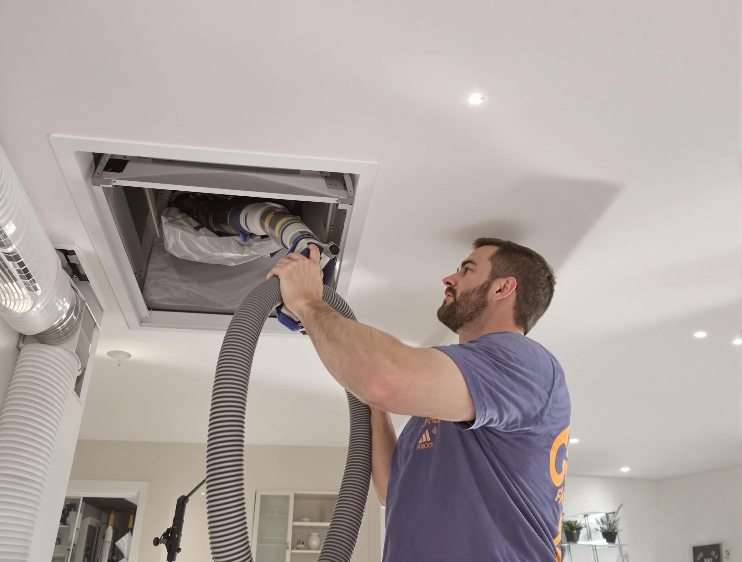 Precision indoor duct cleaning by Welby Air Duct Cleaning in Welby
