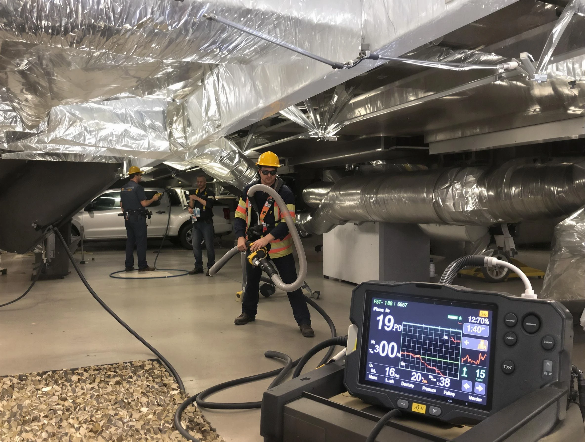 Professional negative pressure duct cleaning by Welby Air Duct Cleaning in Welby